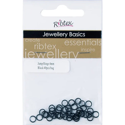 4mm Metal Alloy Jump Rings (available in 8 colours)